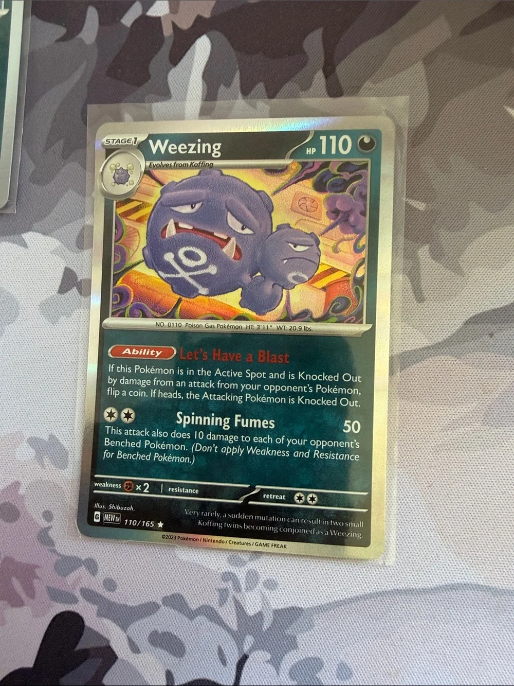 Koffing, Weezing & Galarian Weezing Pokémon Evolution Holo Lot ✨5/$25✨